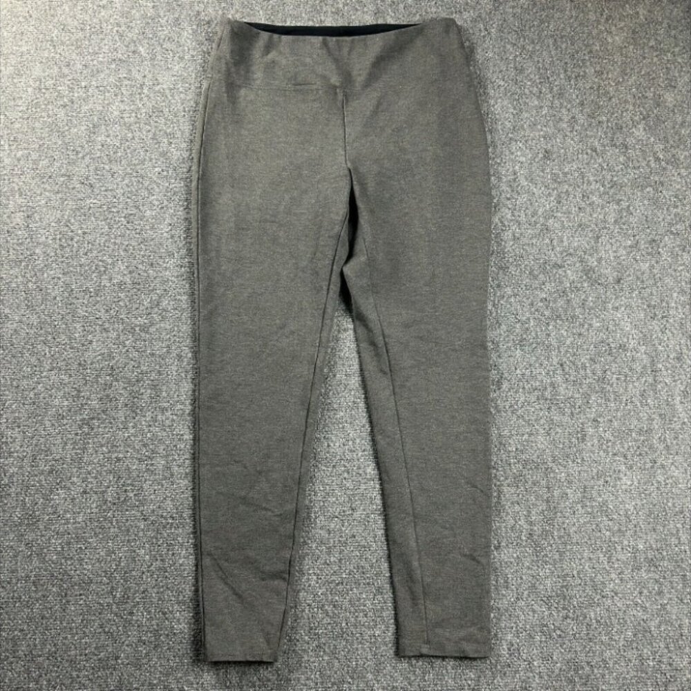 Eddie Bauer Leggings Womens Extra Large Gray Compression Taper Rayon Blend